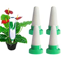 BETOY Cono de riego para Plantas Juego de 4 espigas de Cono de riego automático de cerámica- abrevadero para árboles de…